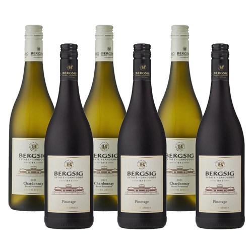 Case of 6 Mixed Bergsig Estate Red & White Wine